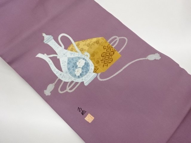 JAPANESE KIMONO / NAGOYA OBI / SHIOZE / KINSAI / JAR & TREASURE BOX / ARTIST WORK 